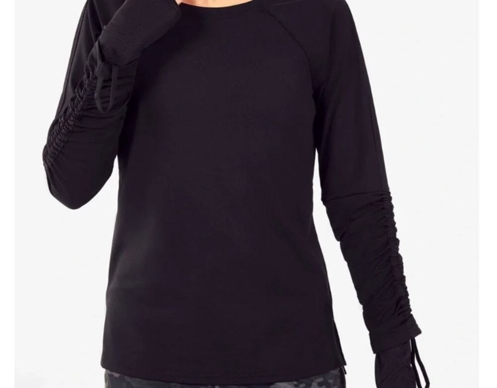 Fabletics Cashel Black long sleeve Top M L-062